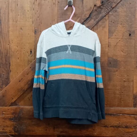 Falls Creek Hooded Long Sleeve Shirt Boy Size Small 6/7 - Picture 1 of 5
